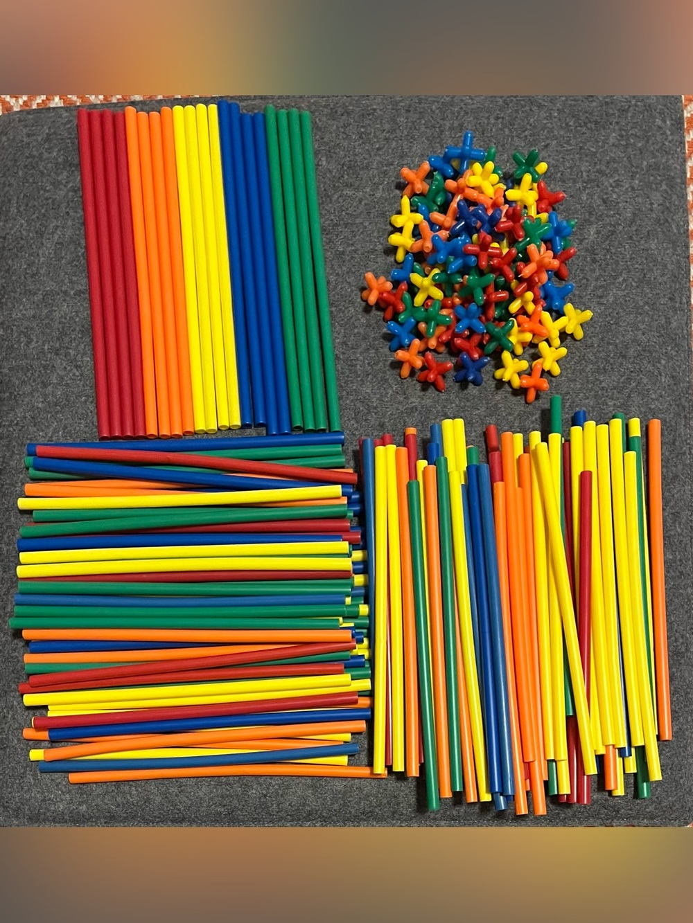 Straws and Connectors, STEM Construction Builders Ages 3+ 271 pieces